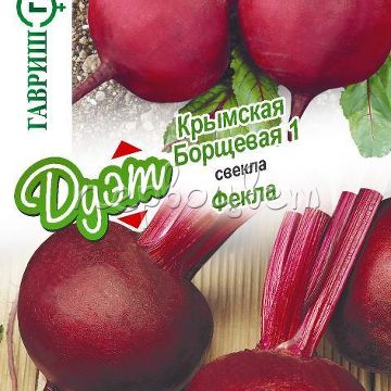 Свекла Крымская Борщевая 1,5 г+Фекла 1,5 г серия Дуэт Н21